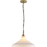 Davey Lighting Glass School Pendant Light Size 2