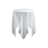 Essey Grand Illusion Side Table - Ice White