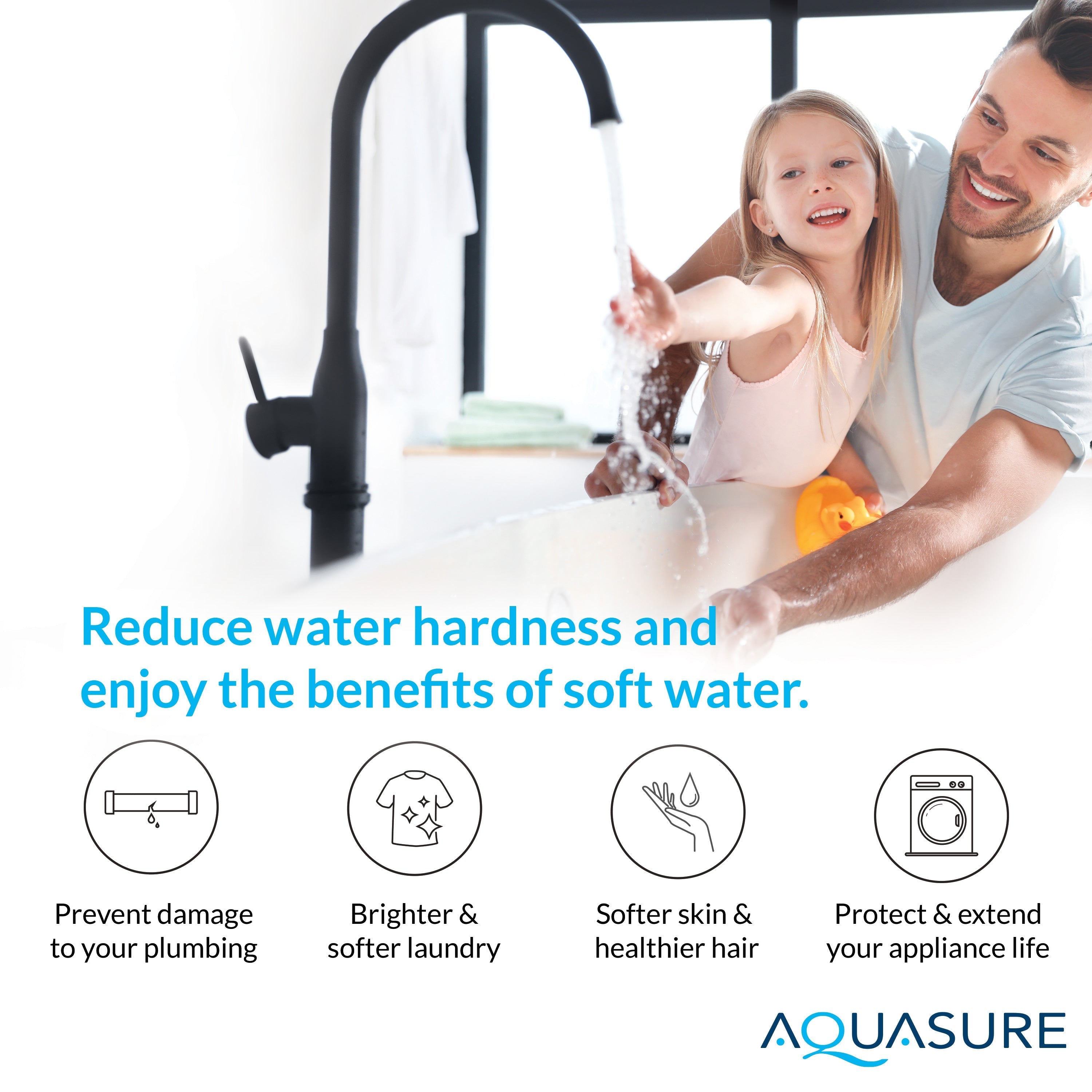 Aquasure Harmony Lite | 34,000 Grains All-in-One Cabinet Style Water Softener - AS-HL34A