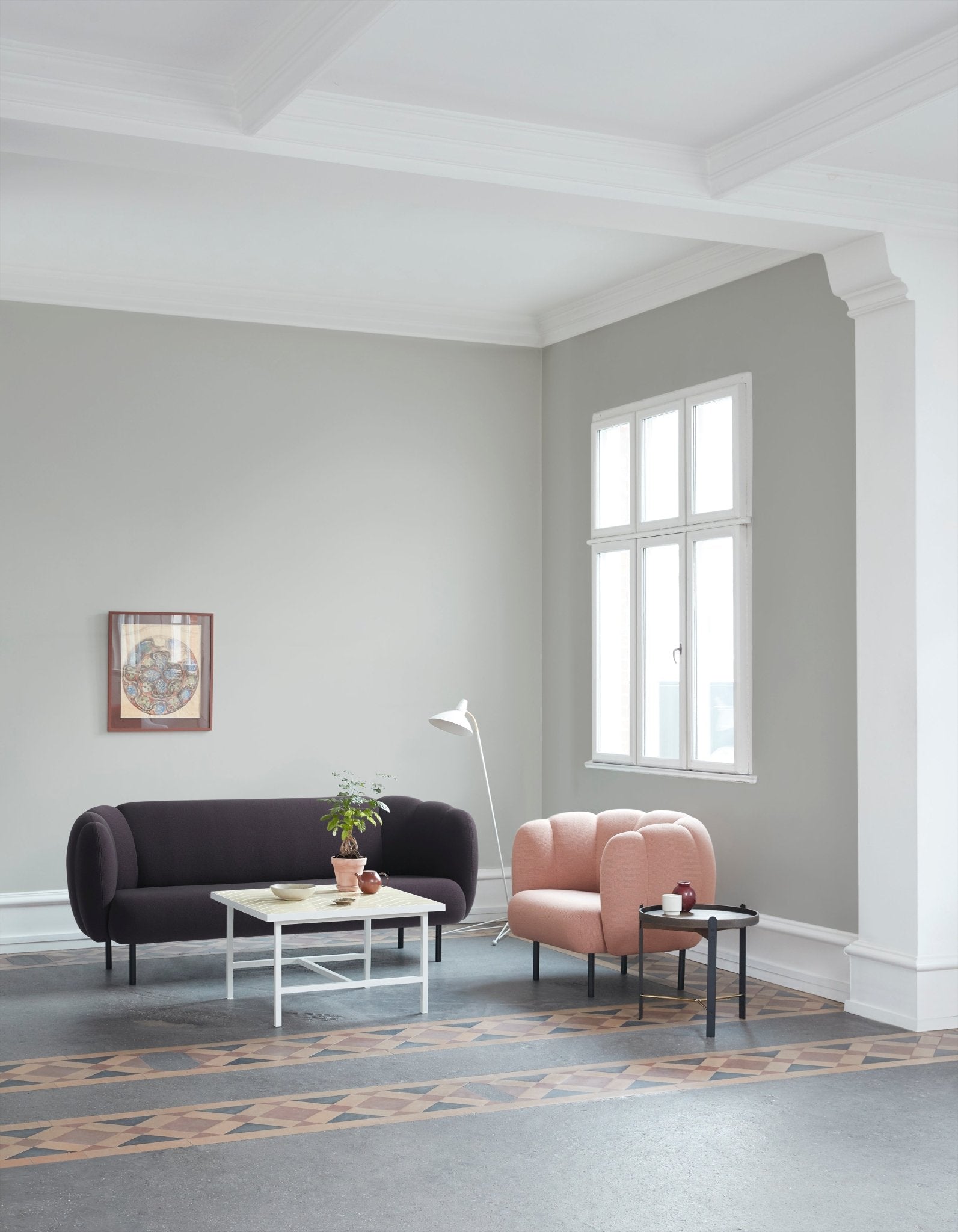 Warm Nordic Herringbone Coffee Table - 2807001