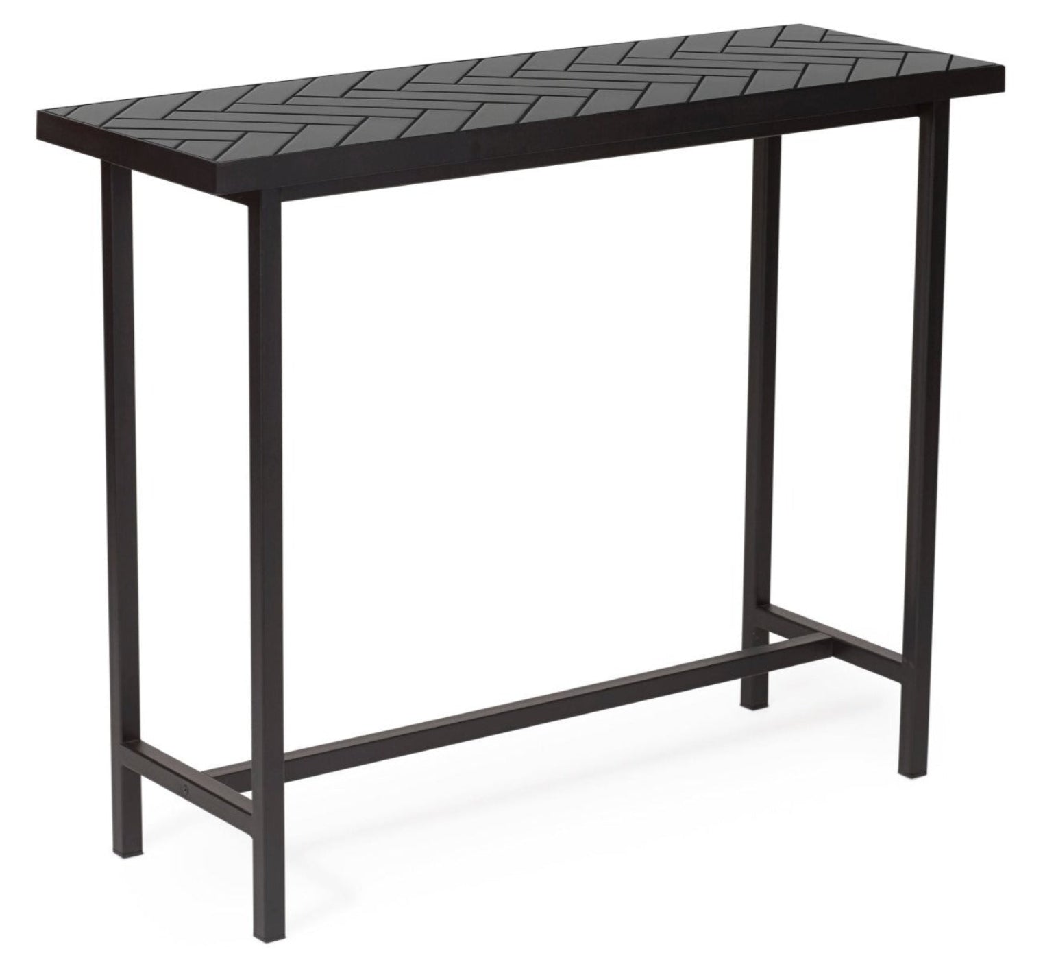Warm Nordic Herringbone Console Table - 2827003