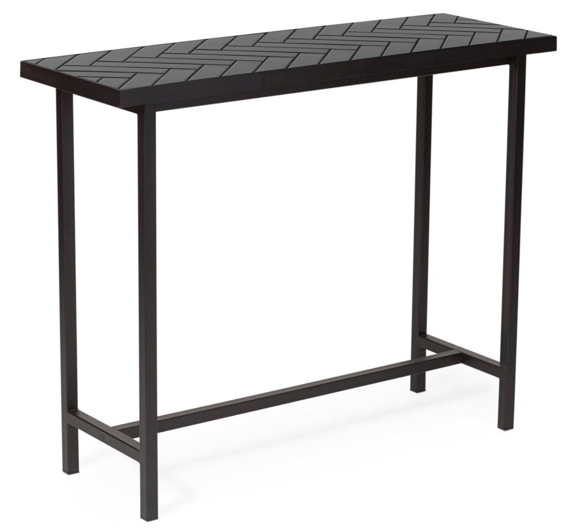 Warm Nordic Herringbone Console Table - 2827003