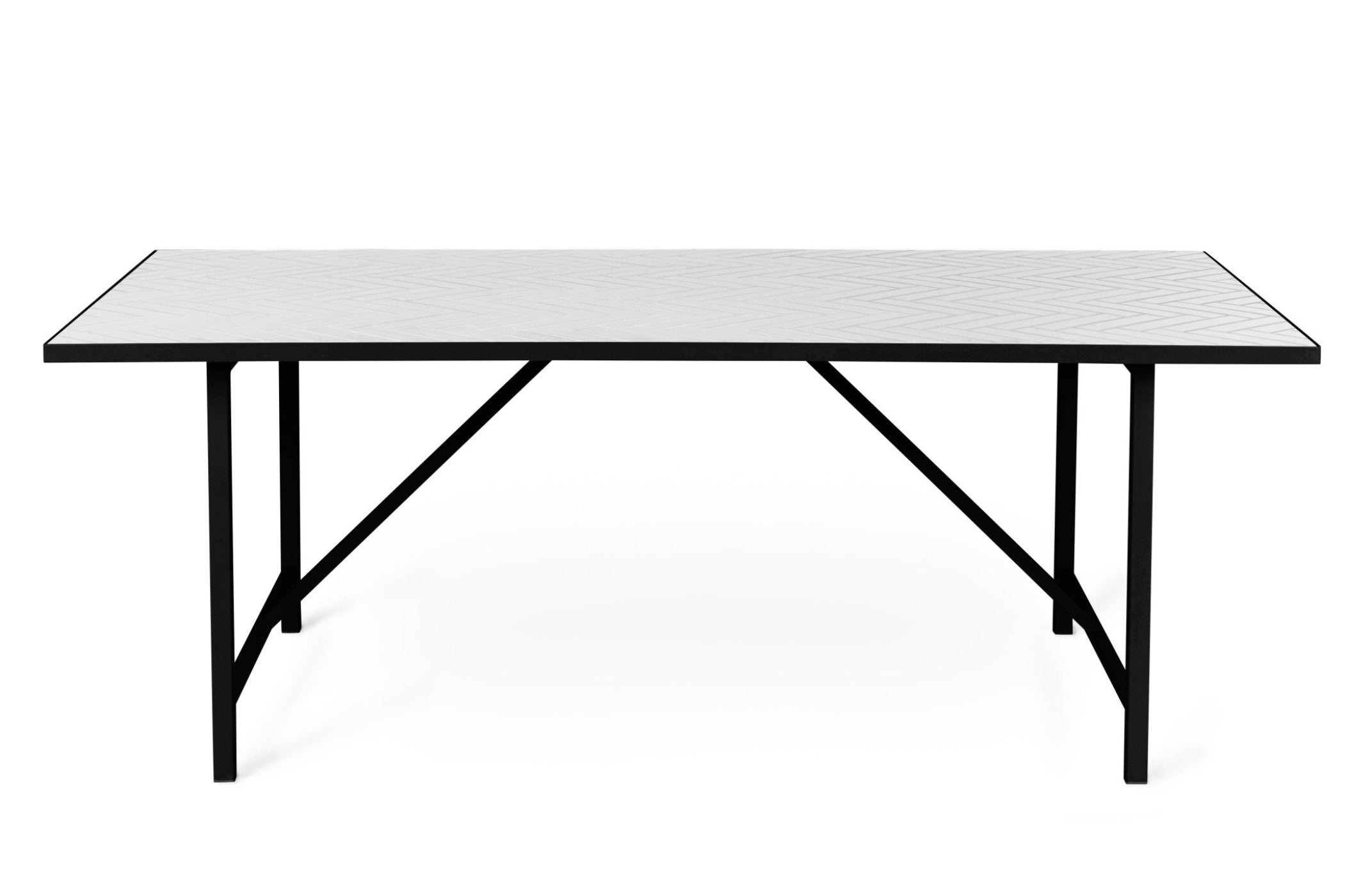 Warm Nordic Herringbone Dining Table - 2707002