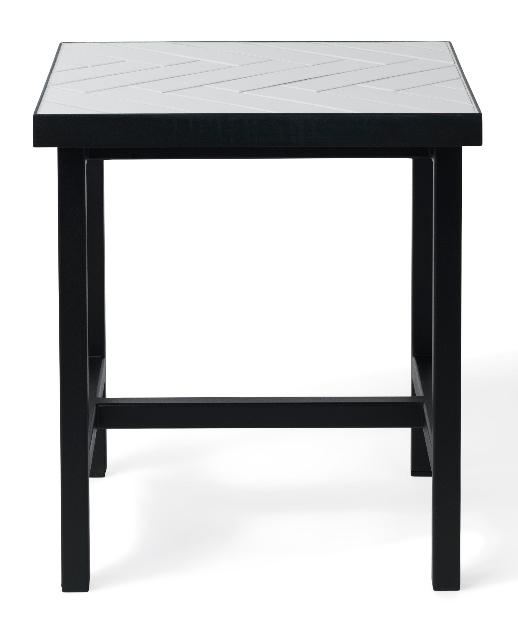 Warm Nordic Herringbone Side Table - 2817003