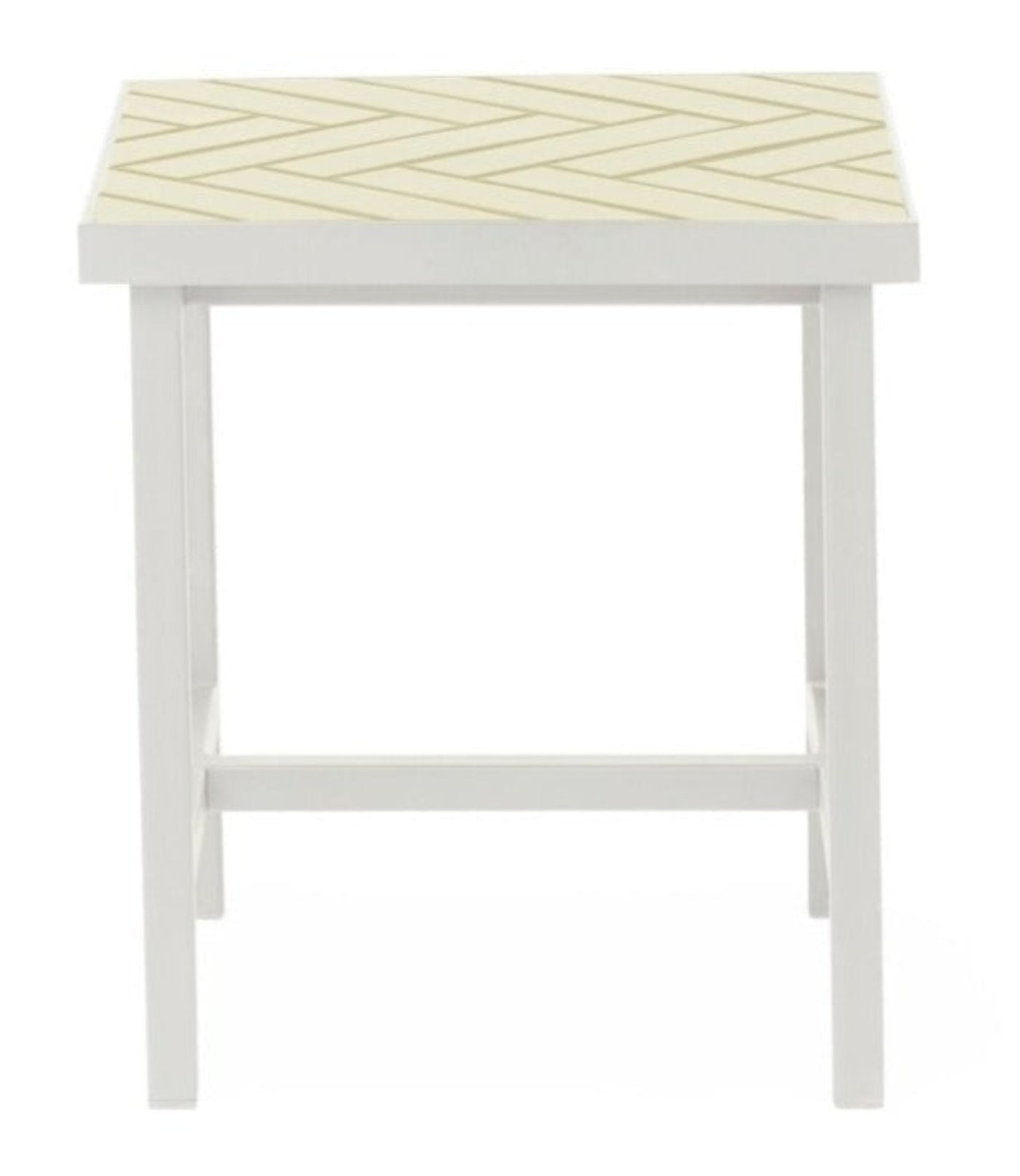 Warm Nordic Herringbone Side Table - 2817003