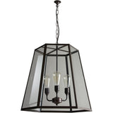 Davey Lighting Hex Pendant 7651 - Extra Large - Weathered Brass
