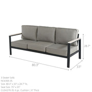North Cape Hixon Deep Seating Set (5 Piece Set)