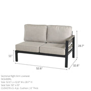North Cape Hixon Panel Sectional Set (4 Piece Set)