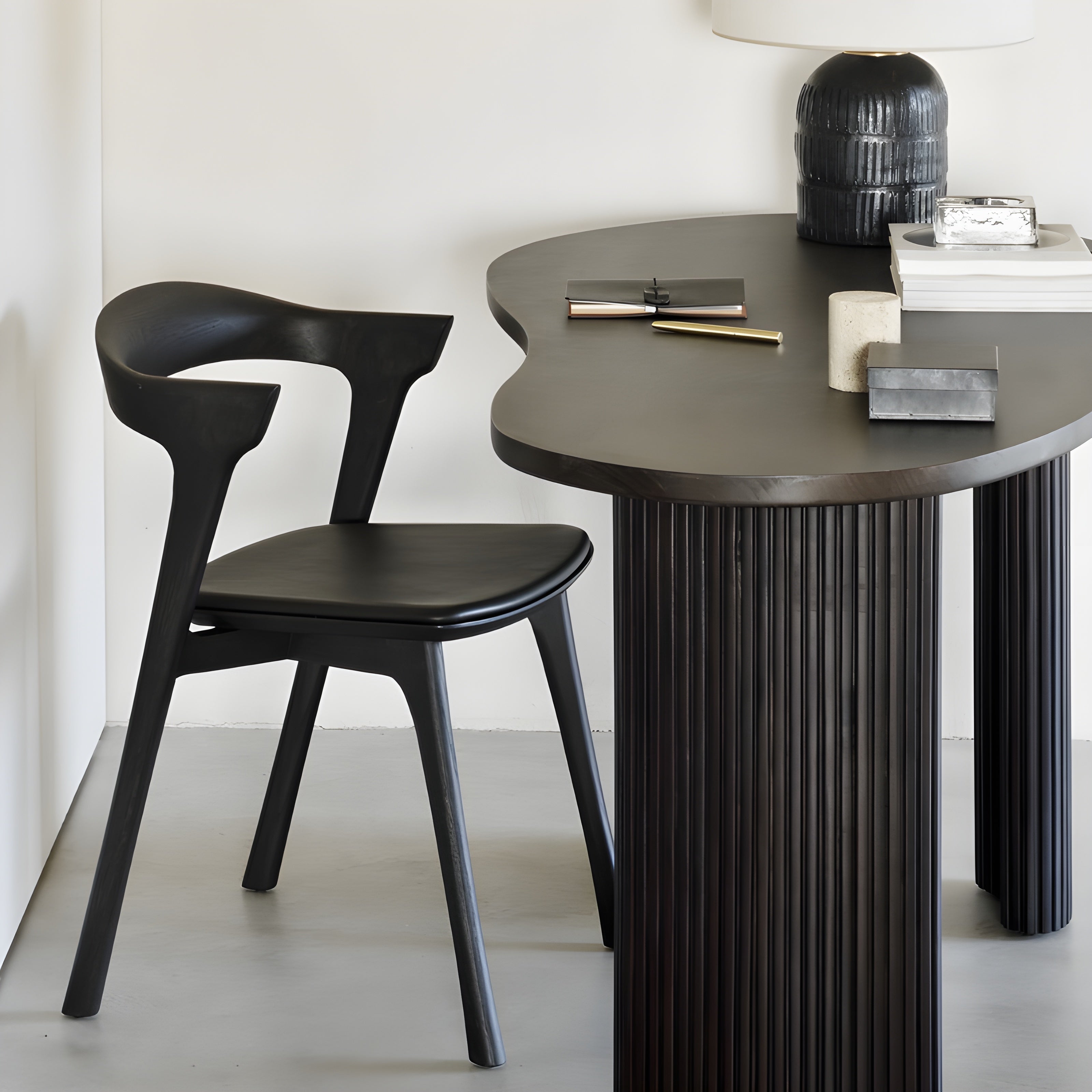 Ethnicraft Bok Upholstered Dining Chair - ETH-51488