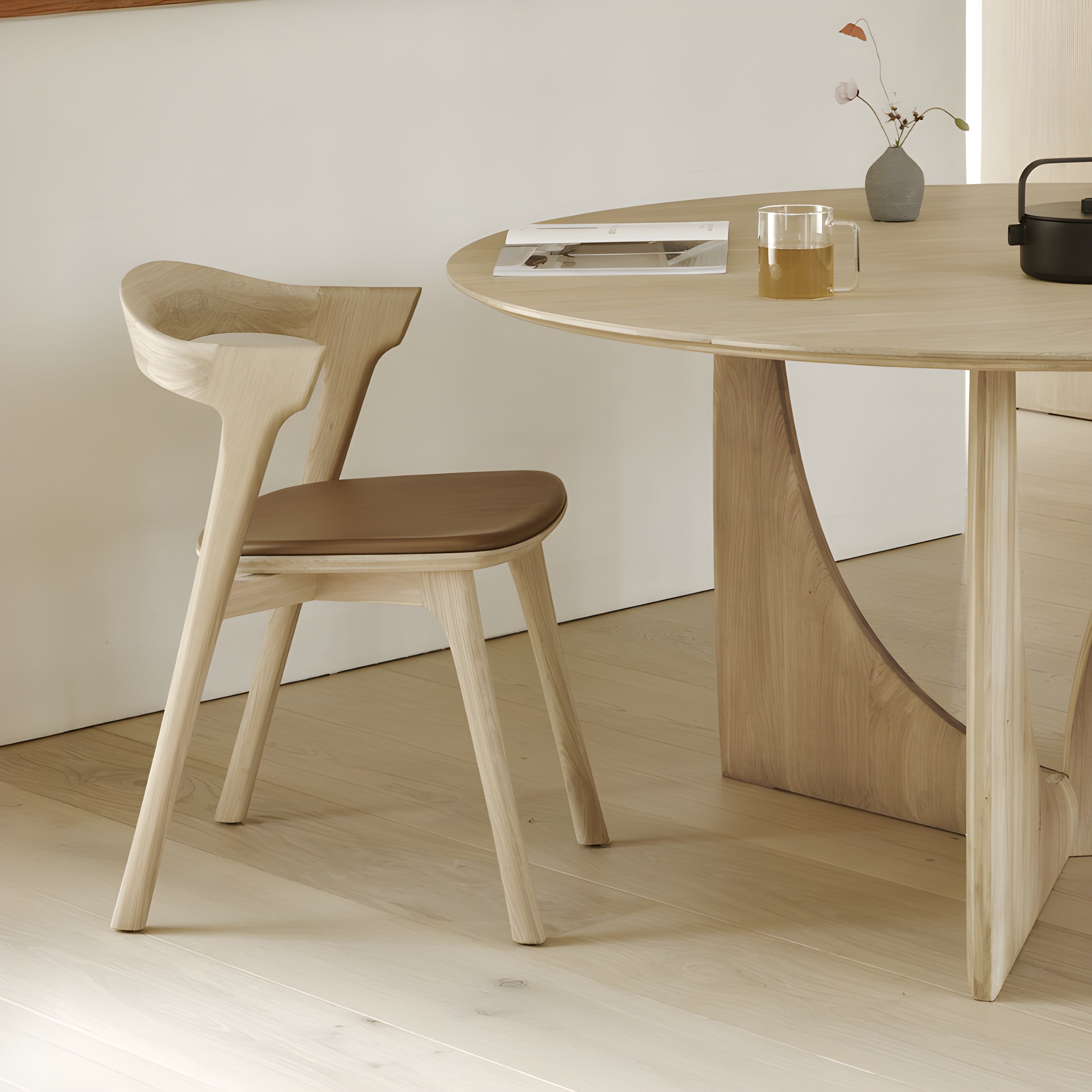 Ethnicraft Bok Upholstered Dining Chair - ETH-51488