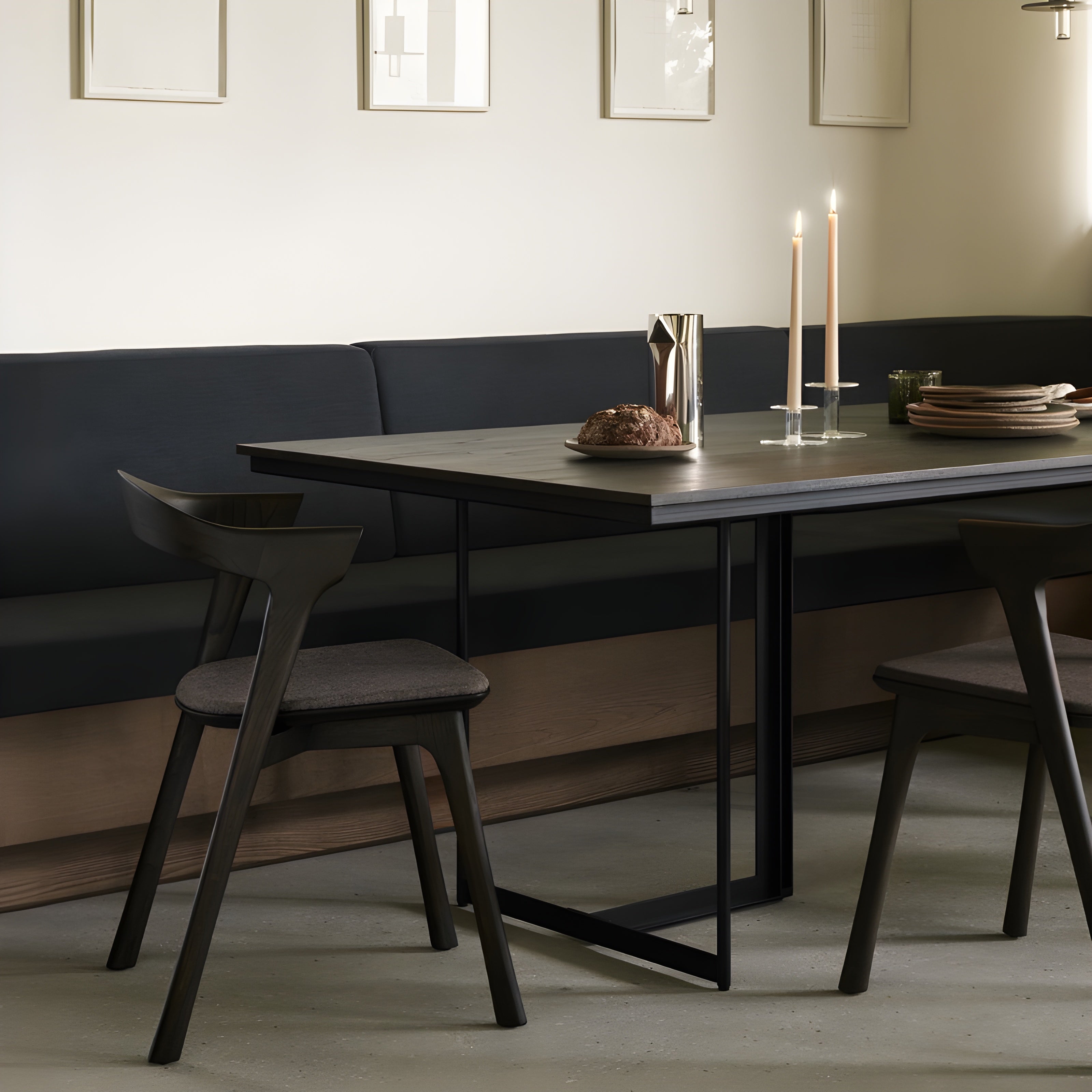 Ethnicraft Bok Upholstered Dining Chair - ETH-51488