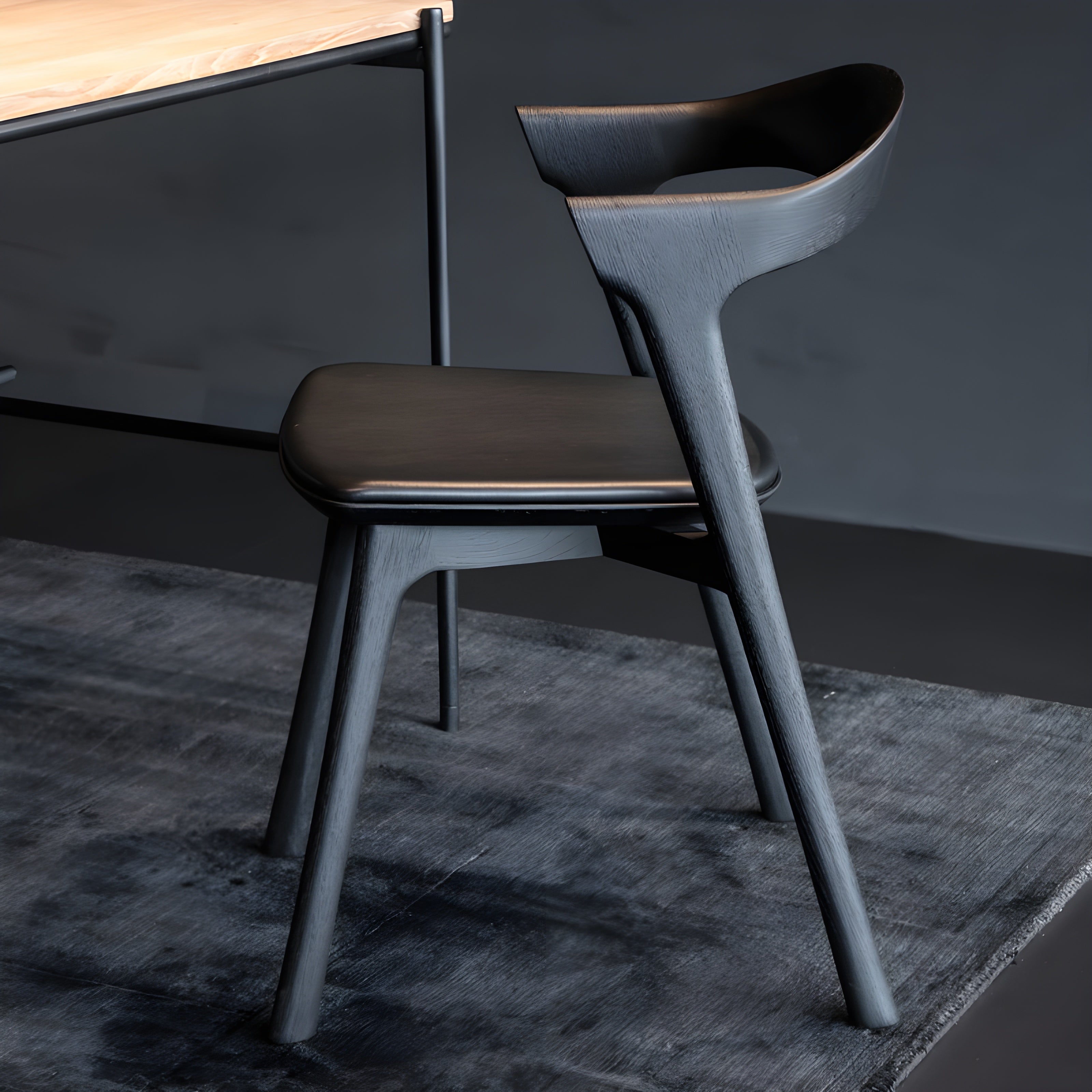 Ethnicraft Bok Upholstered Dining Chair - ETH-51488