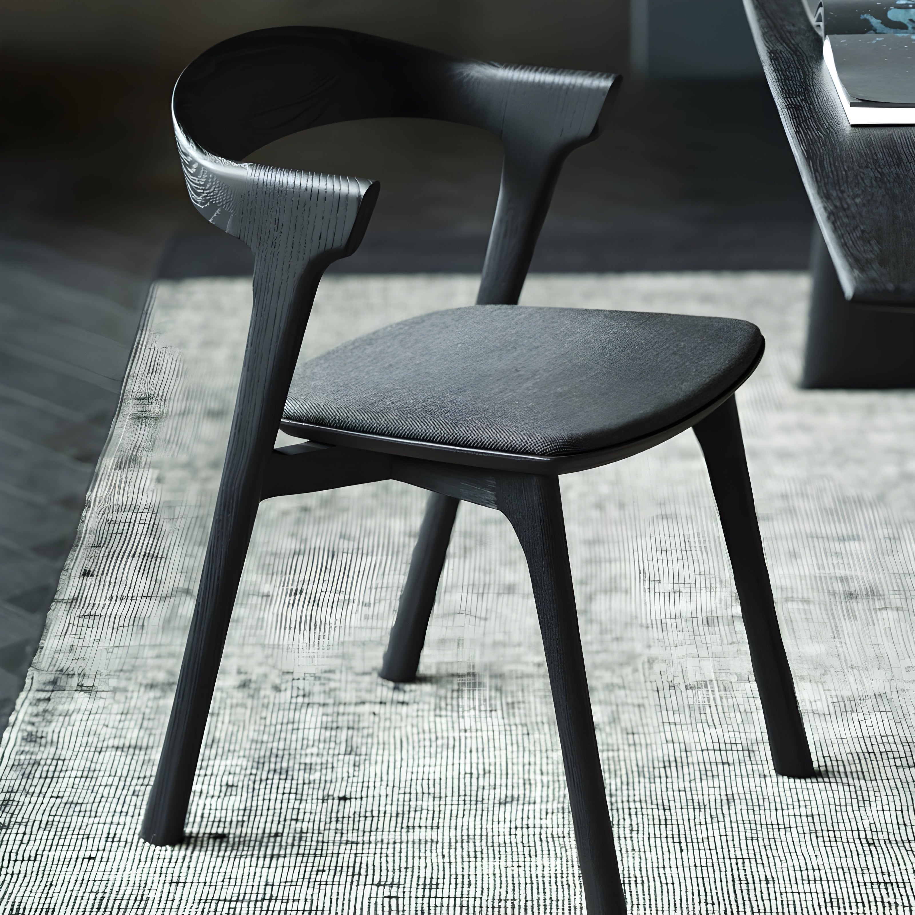 Ethnicraft Bok Upholstered Dining Chair - ETH-51488