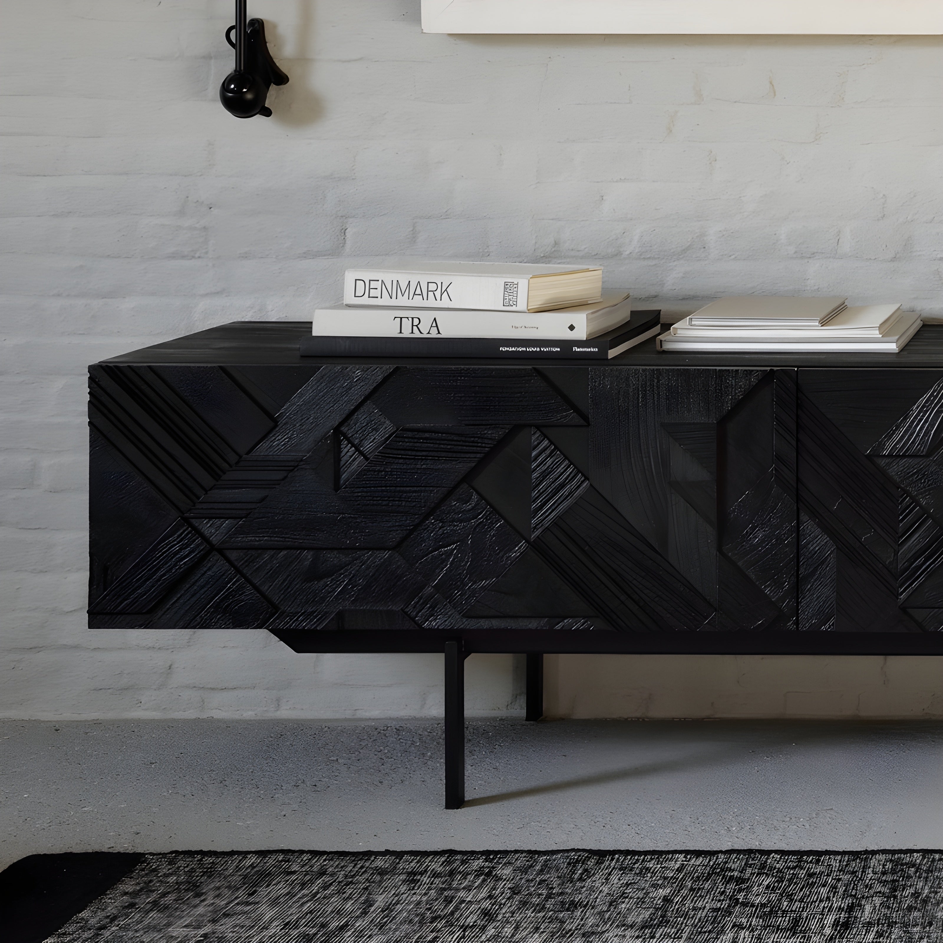 Ethnicraft Graphic TV Cupboard - ETH-10065