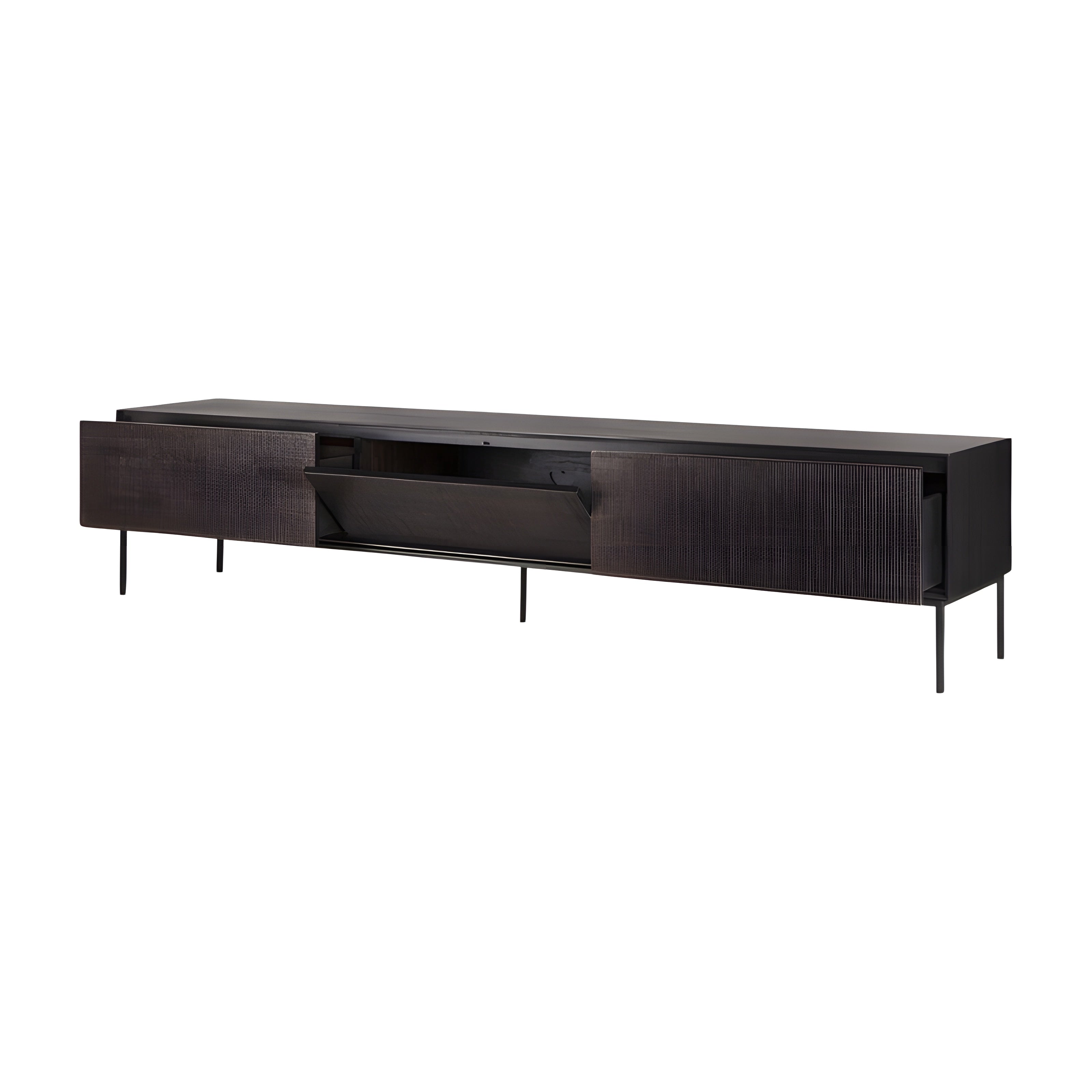Ethnicraft Grooves TV Cupboard - ETH-12255