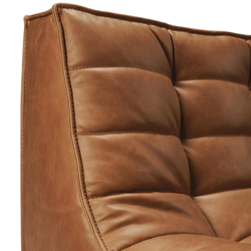 Ethnicraft N701 Leather Three Seater Sofa -  ETH-20084