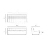 Ethnicraft N701 Leather Three Seater Sofa -  ETH-20084