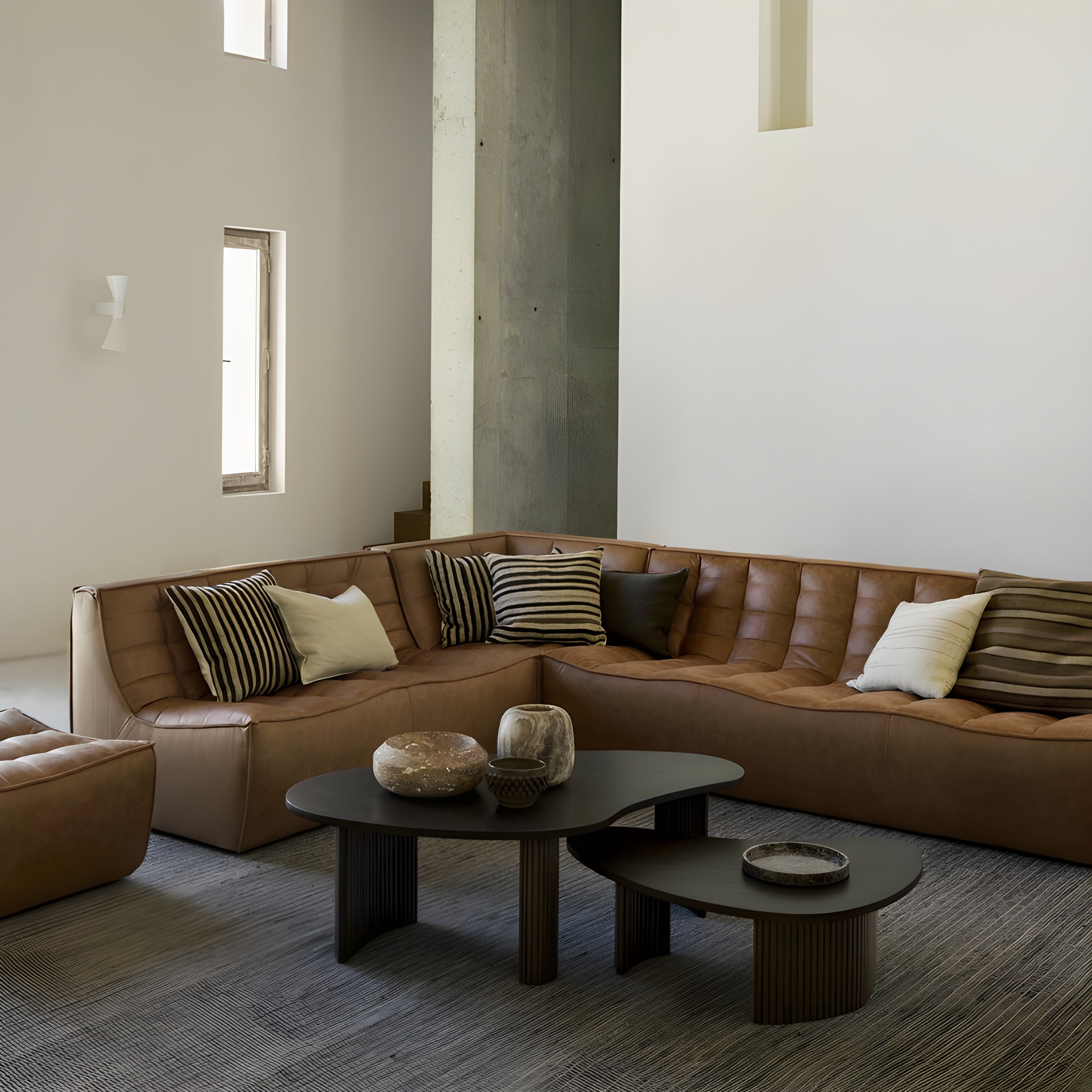 Ethnicraft N701 Leather Two Seater Sofa - ETH-20083