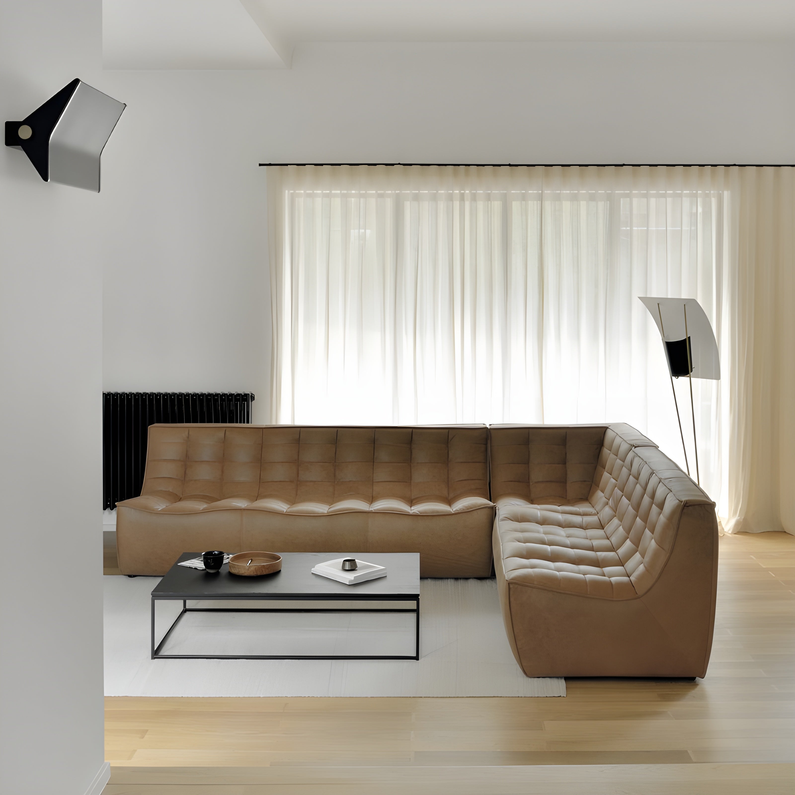 Ethnicraft N701 Leather Two Seater Sofa - ETH-20083