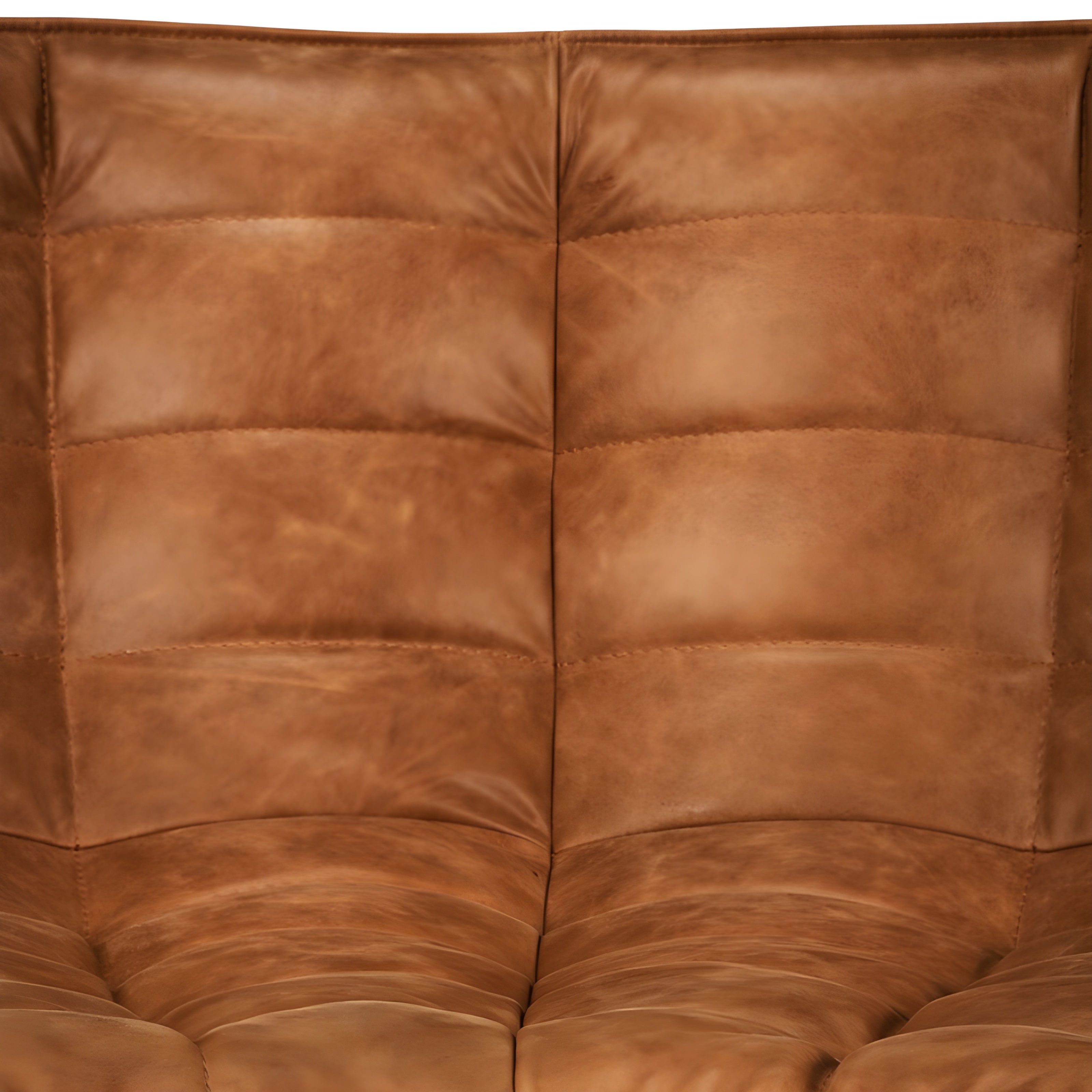 Ethnicraft N701 Round Leather Corner - ETH-20079