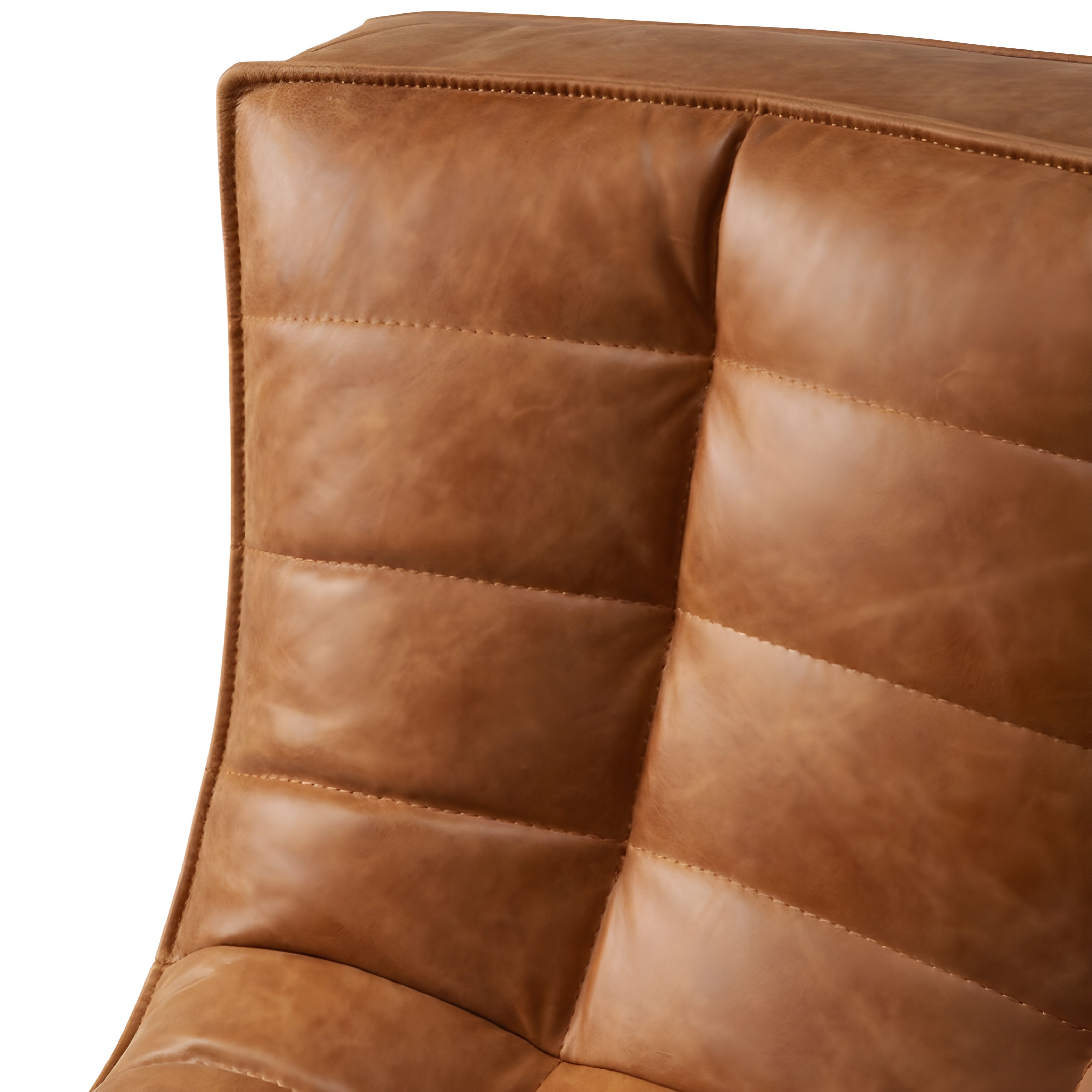Ethnicraft N701 Round Leather Corner - ETH-20079