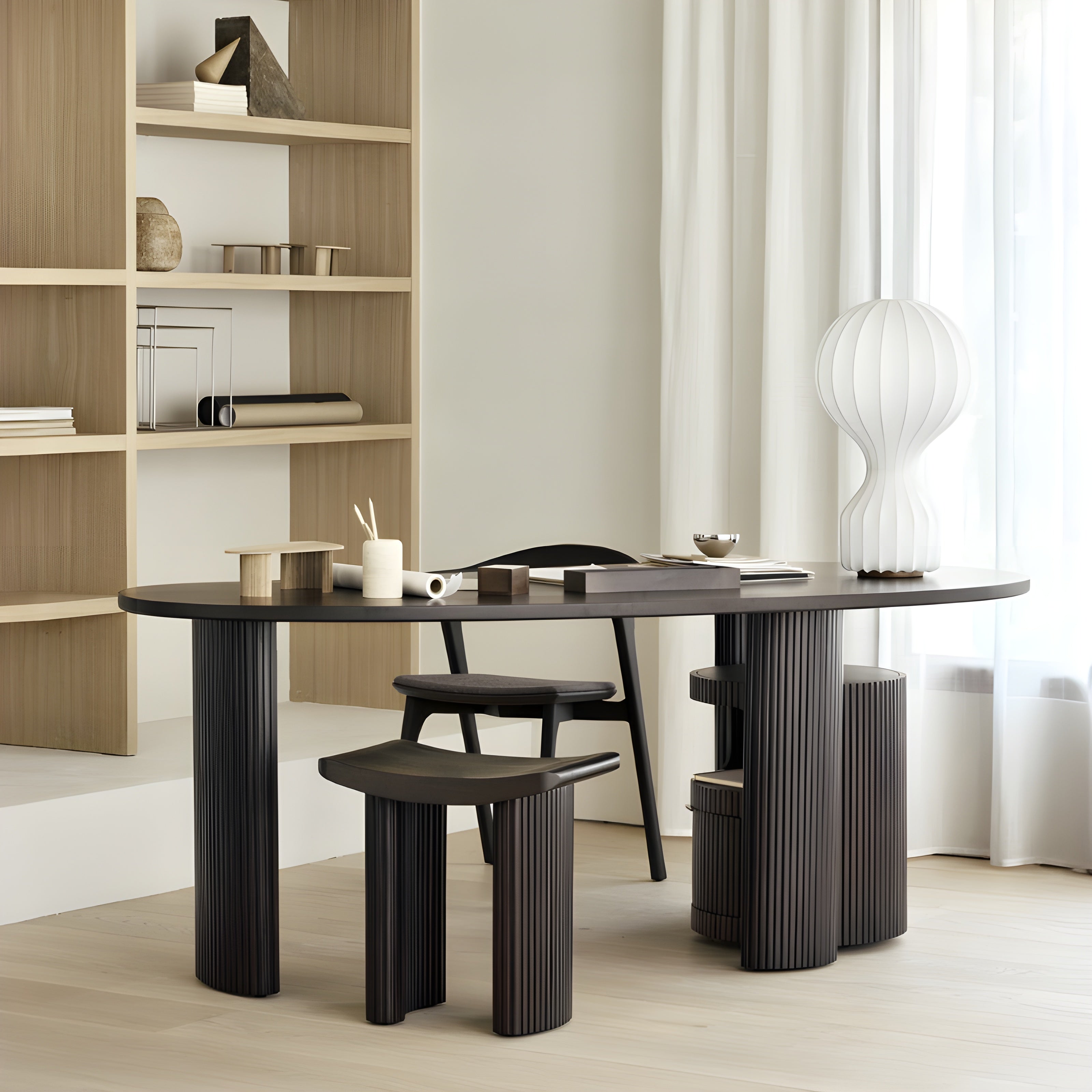 Ethnicraft Roller Max Stool - ETH-35030