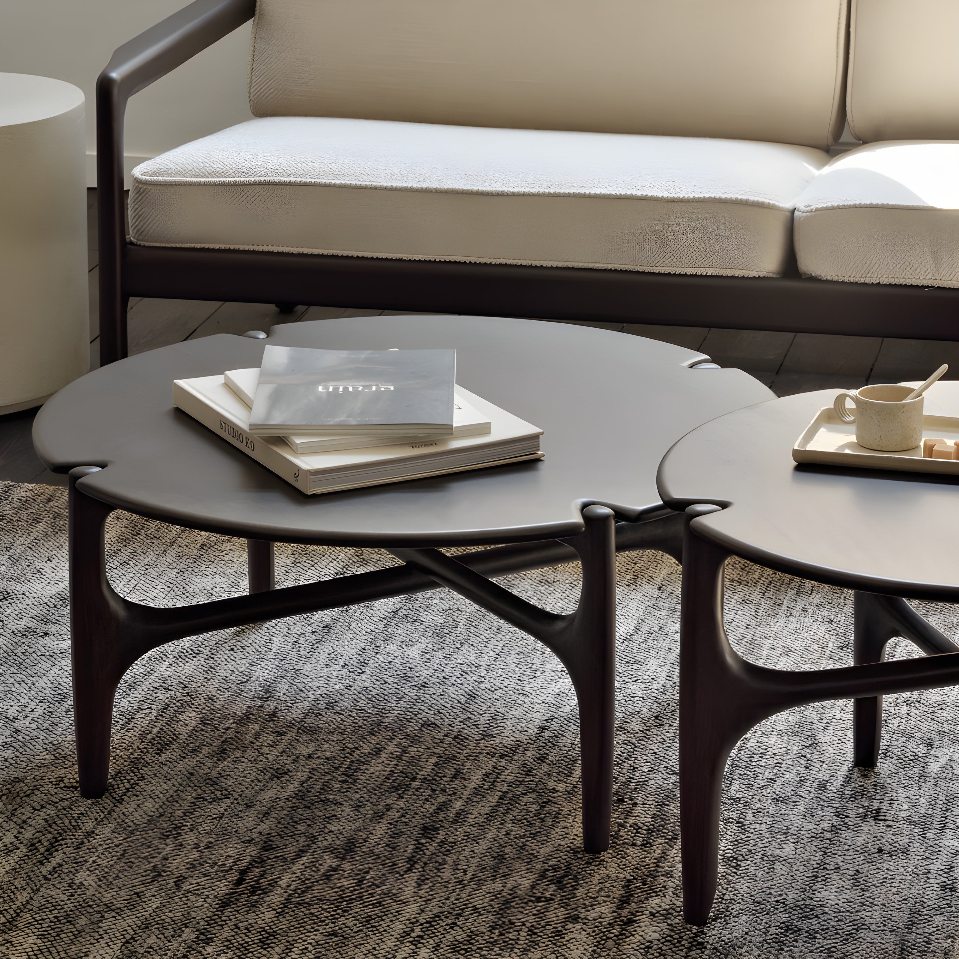 Ethnicraft Round PI Coffee Table - ETH-35012