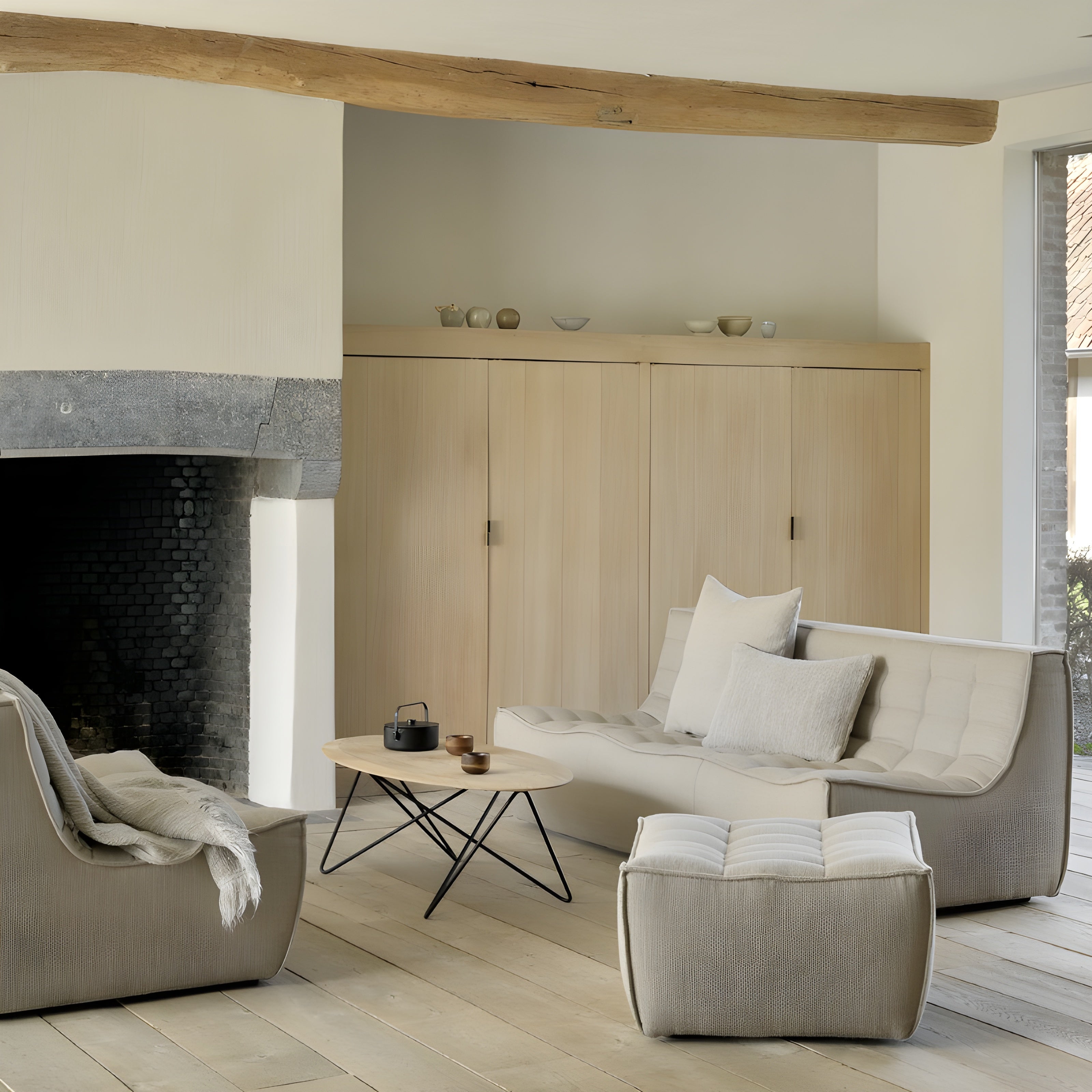 Ethnicraft N701 Three Seater Sofa - ETH-20231