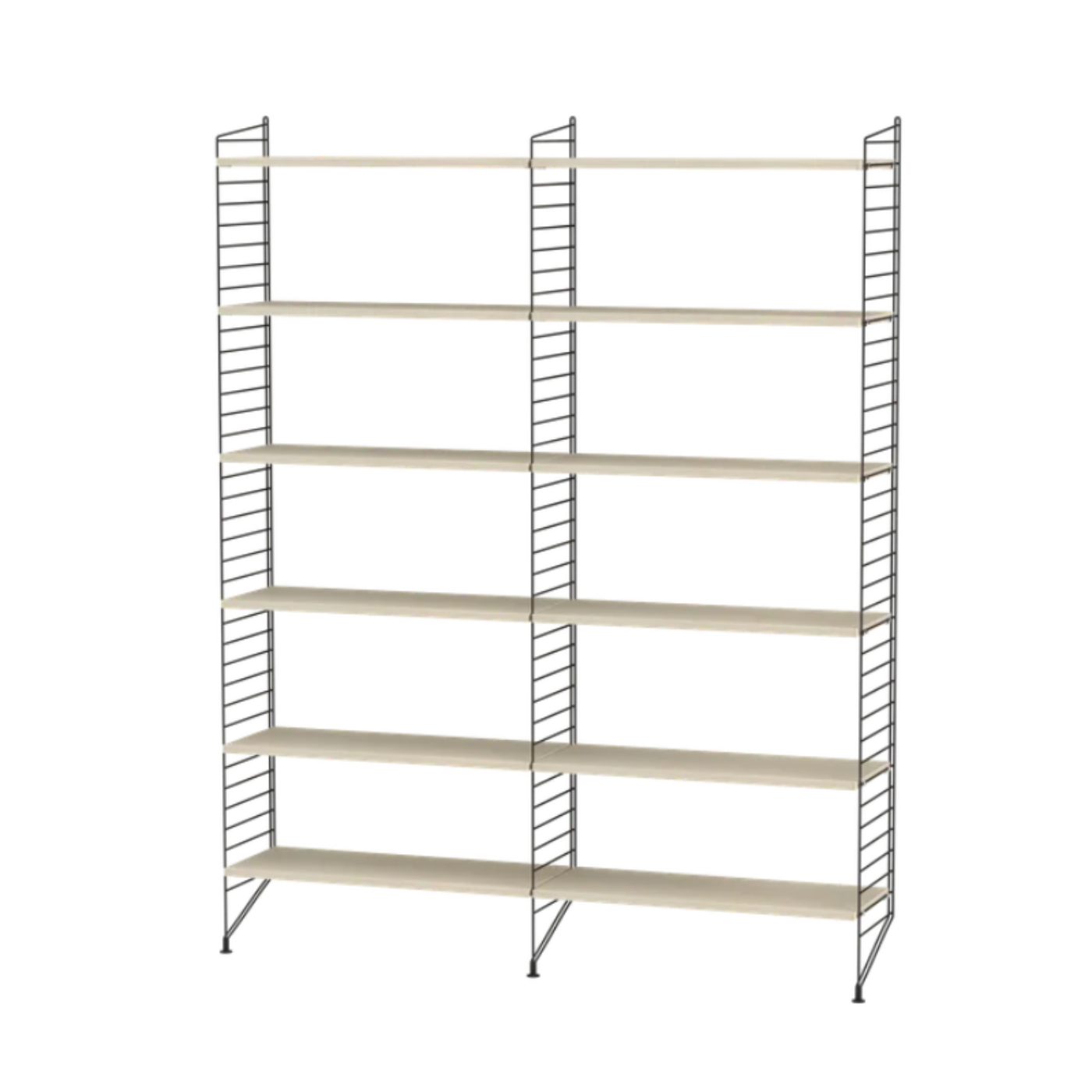 String Furniture Floor Shelving, 2 Bay - STR-180552