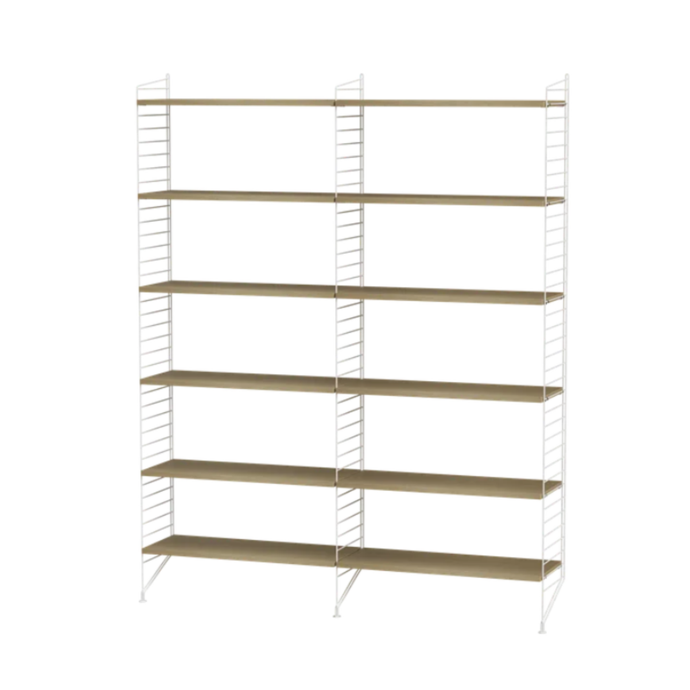 String Furniture Floor Shelving, 2 Bay - STR-180552