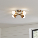 Visual Comfort & Co. Nodes Semi-Flush Mount