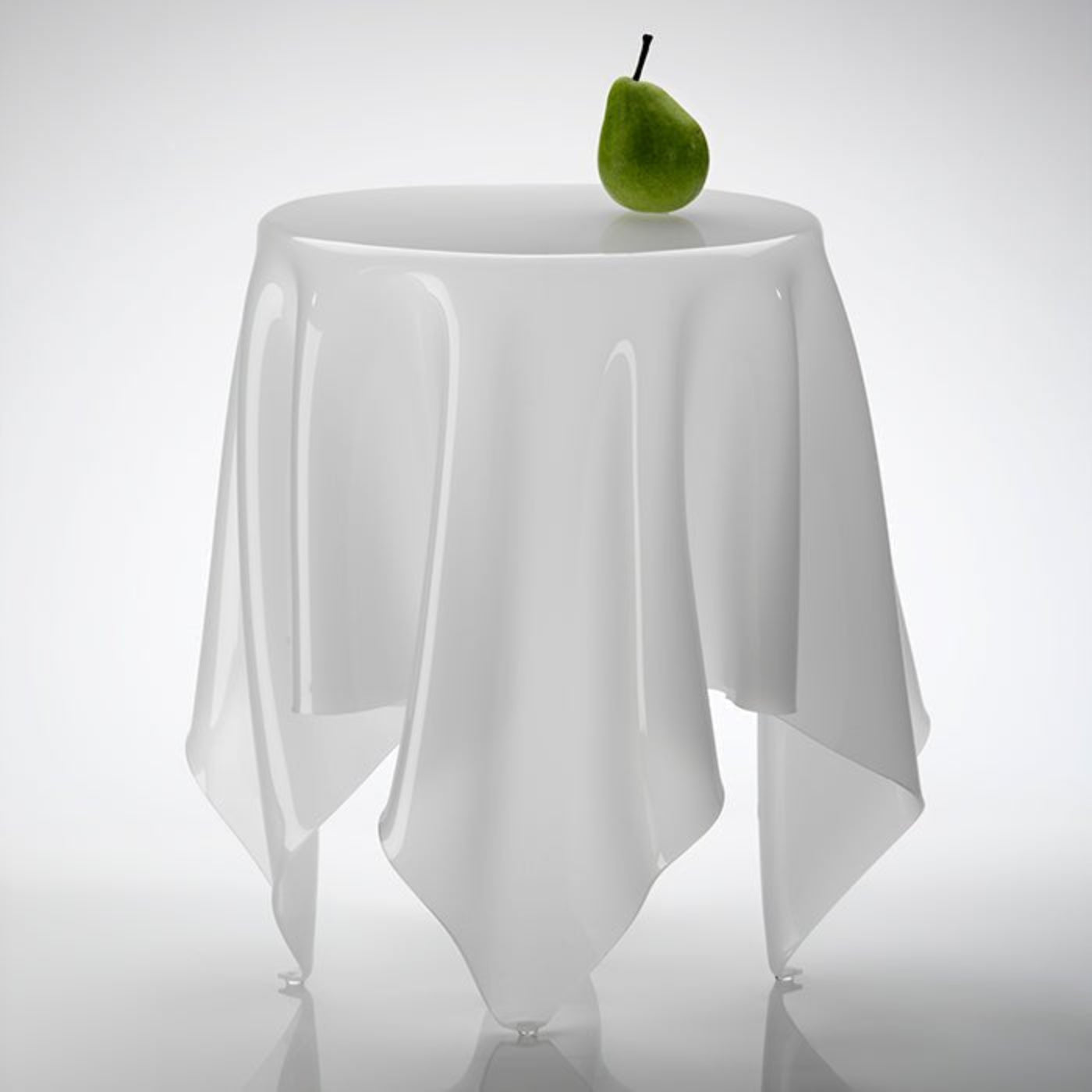 Essey Illusion Side Table - Ice White