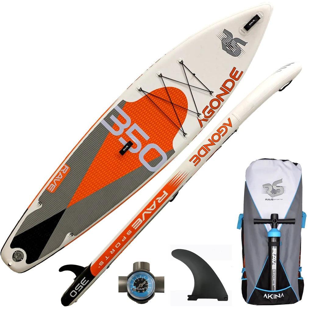 Rave Sports 11'6" Agonde 350 Orange Inflatable Paddleboard