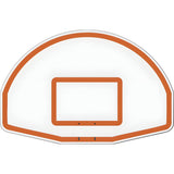 Jaypro Straight Post Basketball System (4-1/2" Pole with 4' Offset) 72"W x 42"H Acrylic Backboard