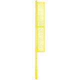 Jaypro Foul Poles - Professional (20') - Surface Mount (Yellow) - BBFP-20SM