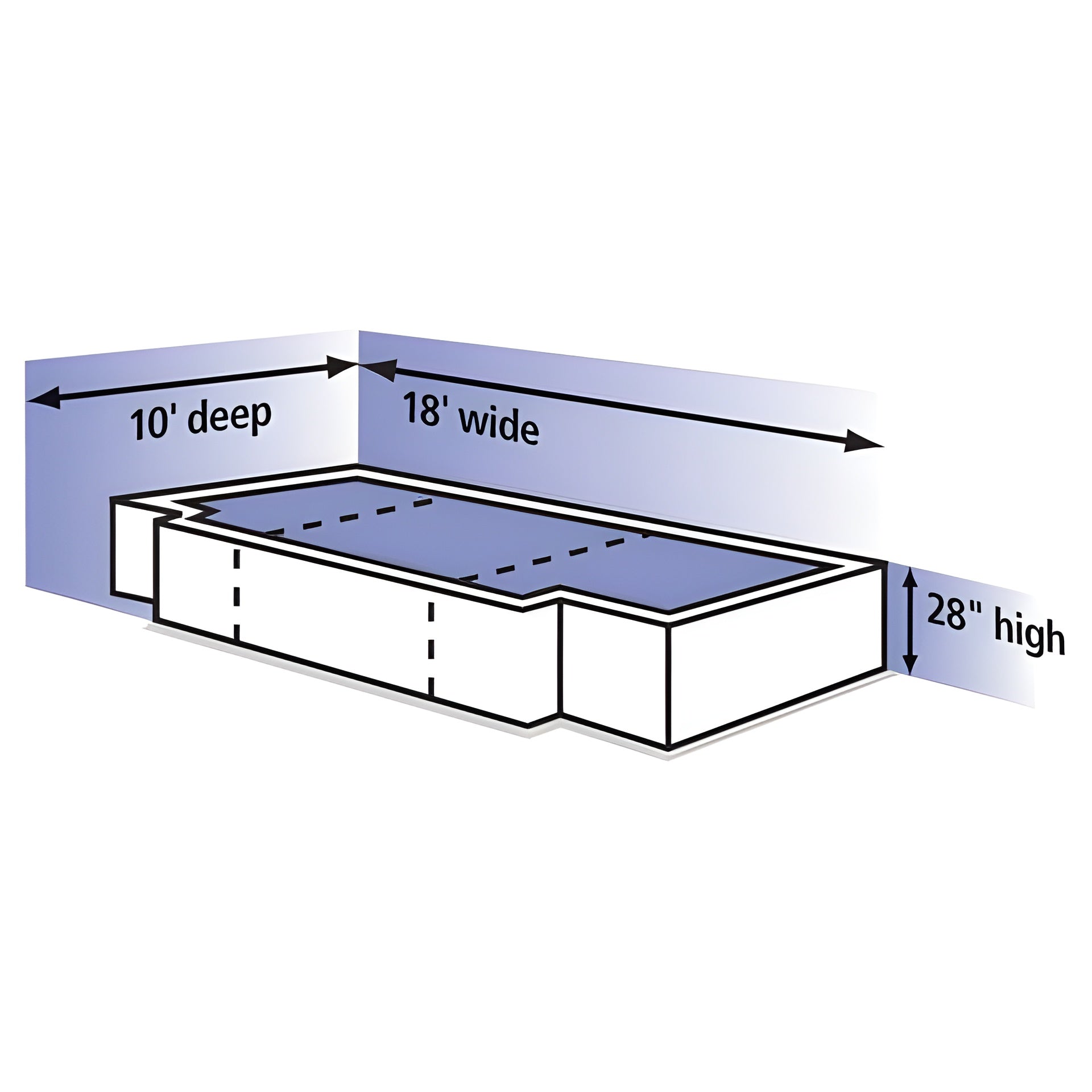 Jaypro High Jump Landing System (Collegiate) TFHJ-SYC