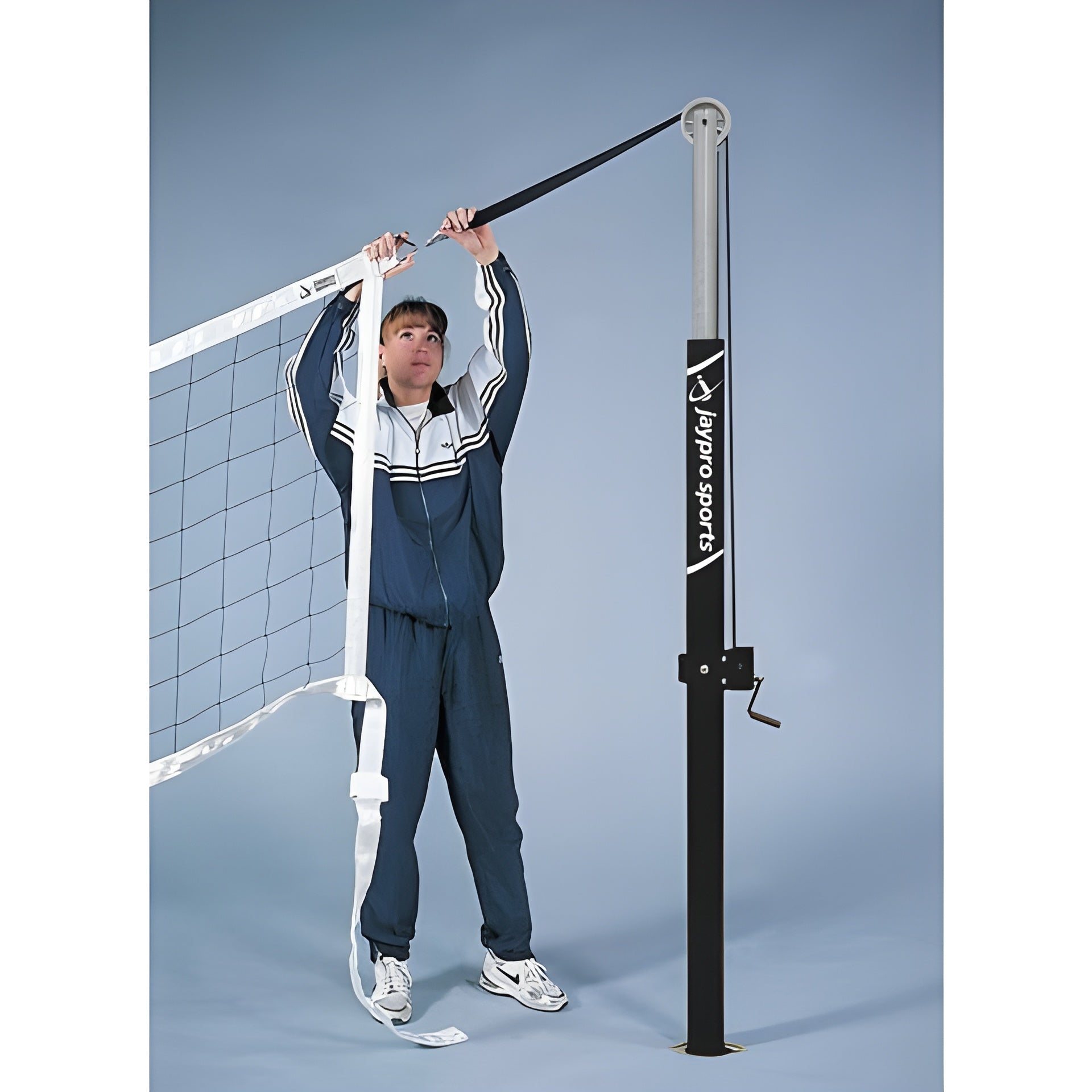 Jaypro Hybrid Steel Volleyball Net System