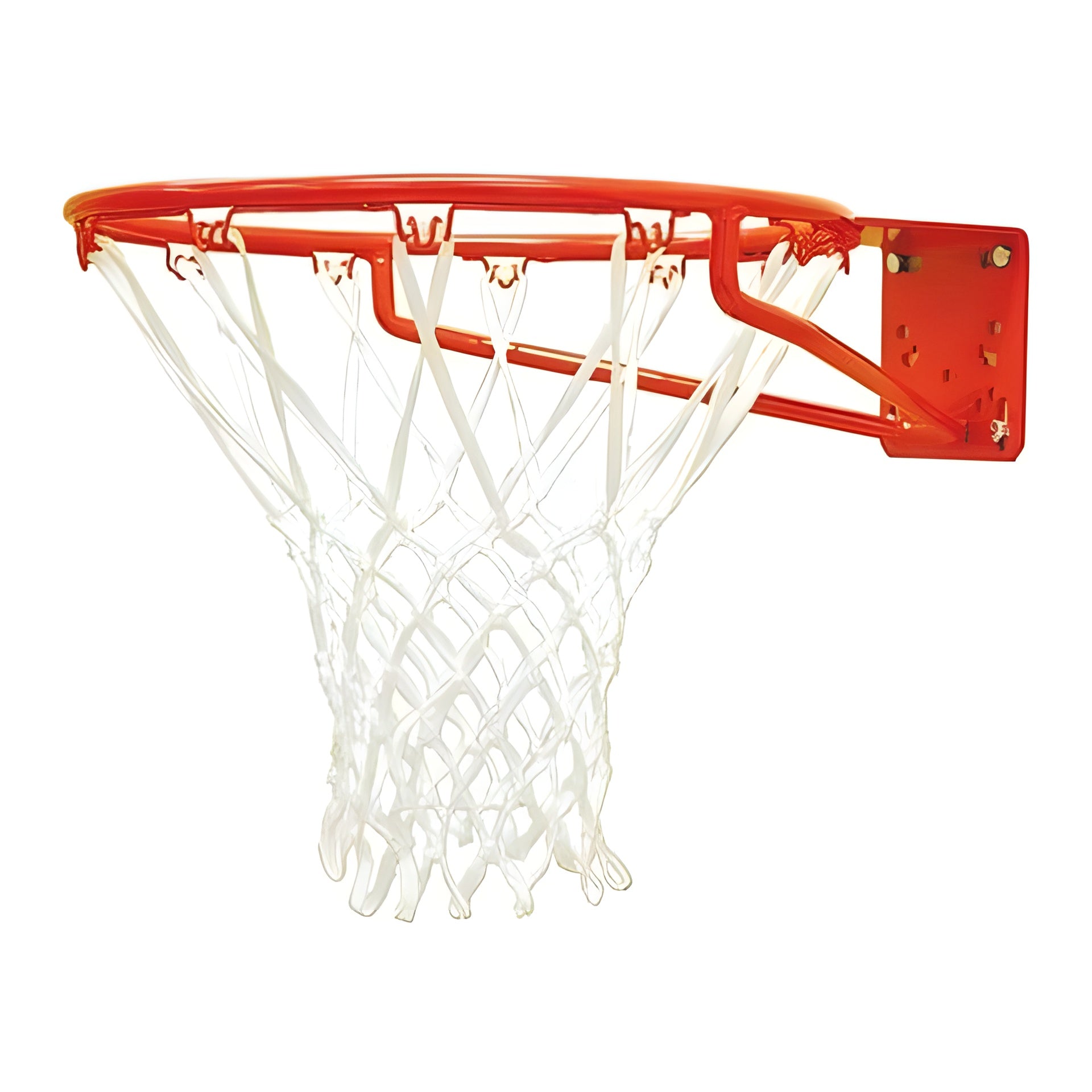 Jaypro Straight Post Basketball System (4-1/2" Pole with 4' Offset) 72"W x 42"H Perforated Steel Backboard