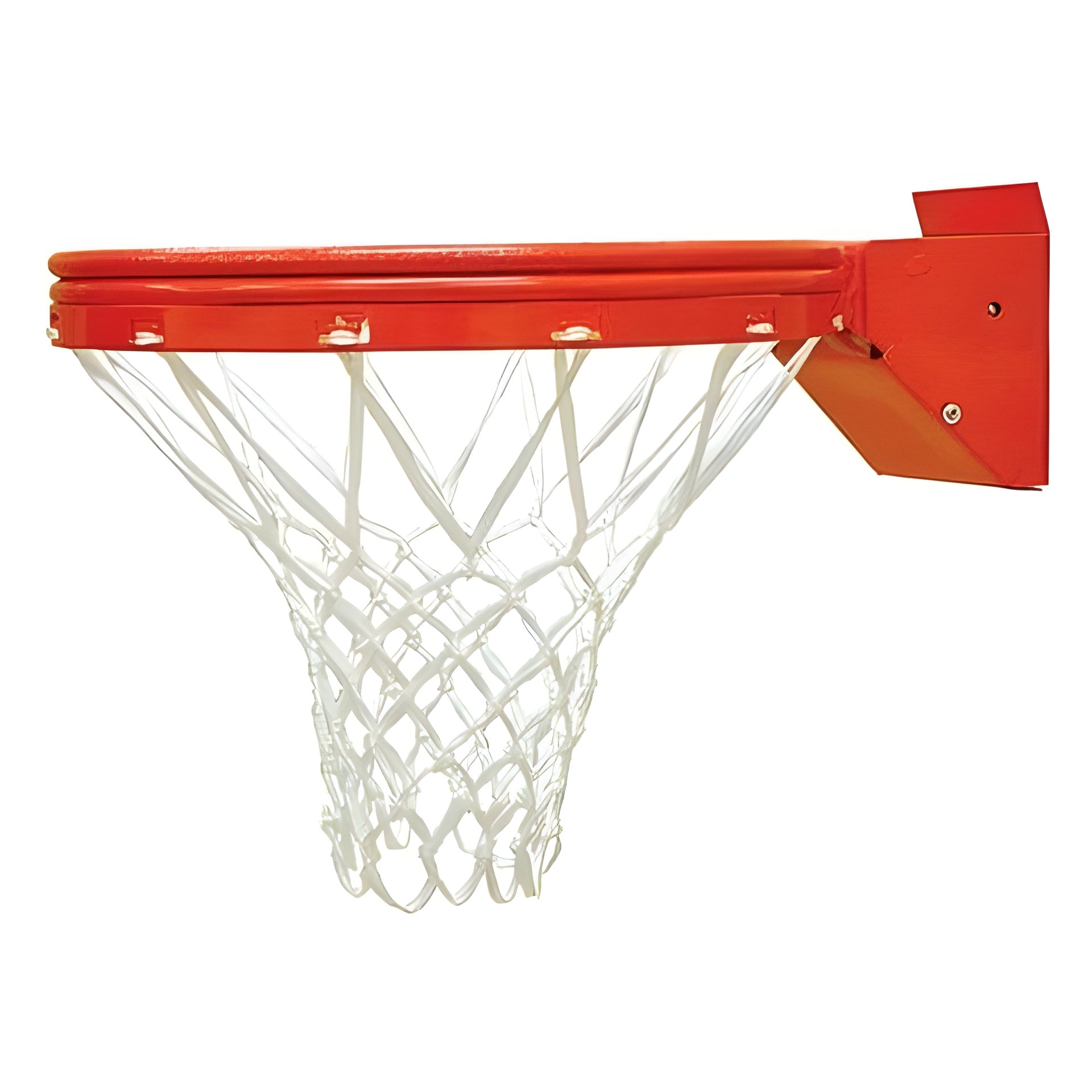 Jaypro Straight Post Basketball System (4-1/2" Pole with 4' Offset) 72"W x 42"H Perforated Steel Backboard