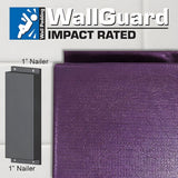 Jaypro Wall Padding WallGuard Impact Rated (2 ft. x 6 ft.) (1 in. Lip Top & Bottom) JWP-I-26
