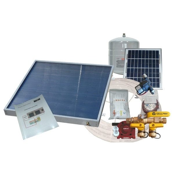 Heliatos RV Freeze Protected Solar Water Heater Kit with Built-In Heat Exchanger