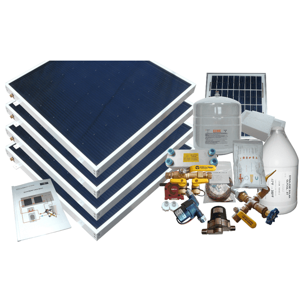 Heliatos Beach Freeze Protected Solar Water Heater Kit