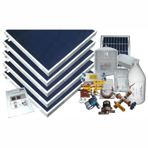 Heliatos Beach Freeze Protected Solar Water Heater Kit
