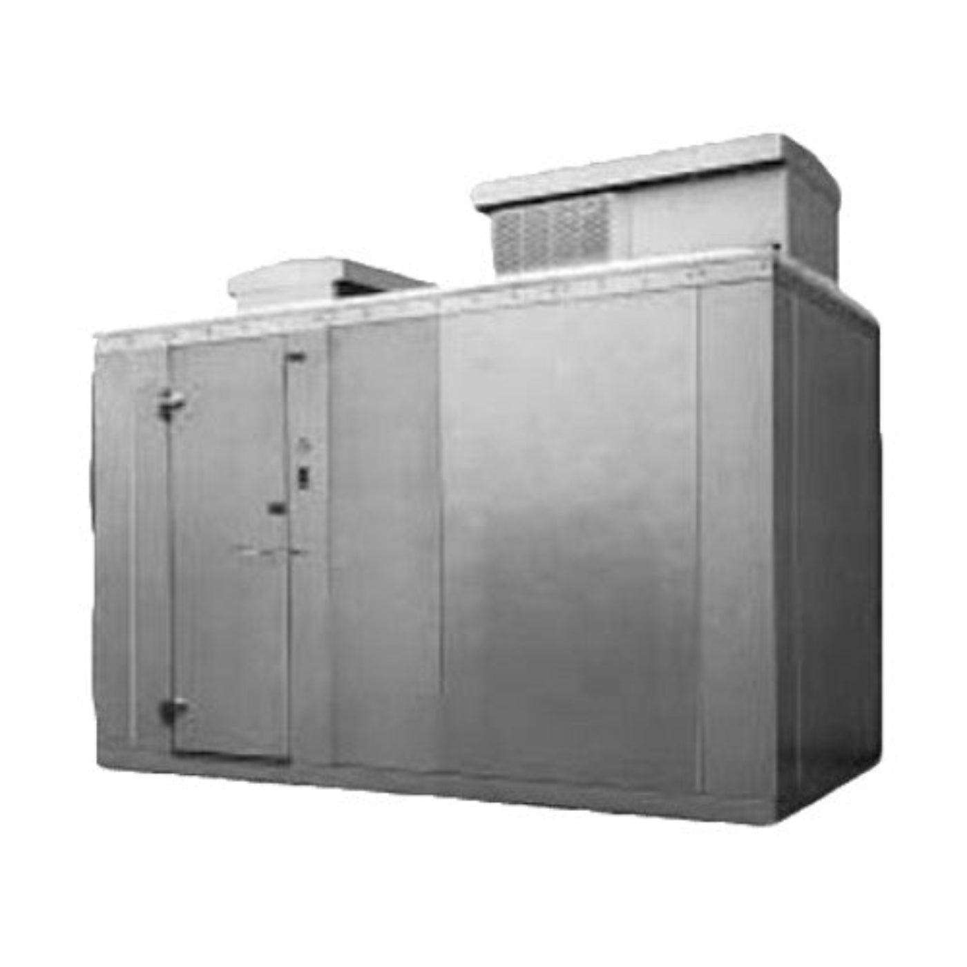 Nor-LakeWide (Door Side) Outdoor Walk-In Cooler w/ Floor 8'7" H - NLKODB87810C