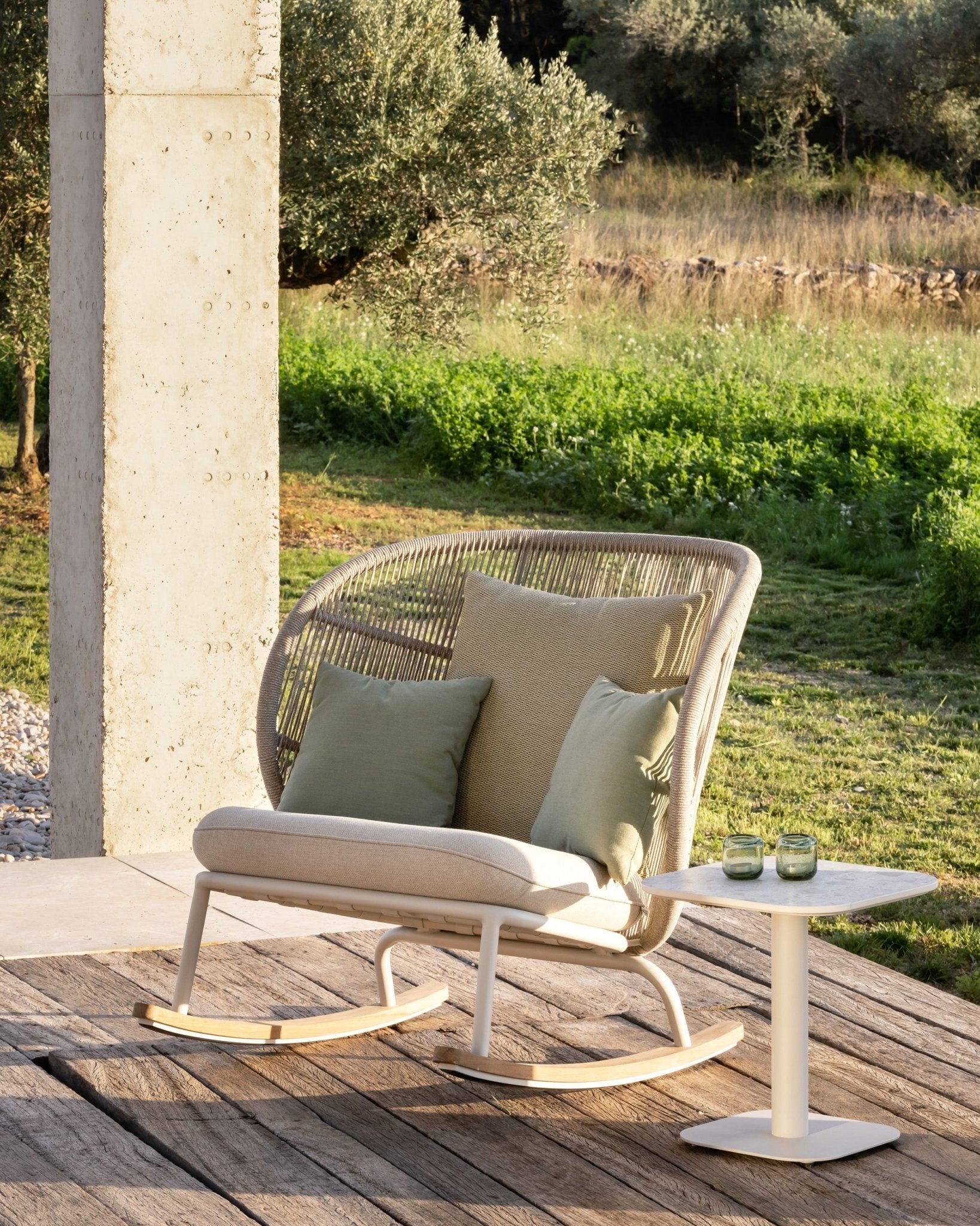 Vincent Sheppard Kodo Rocking Chair - KIT-GC087S033-P0303-M-S2727-S2929