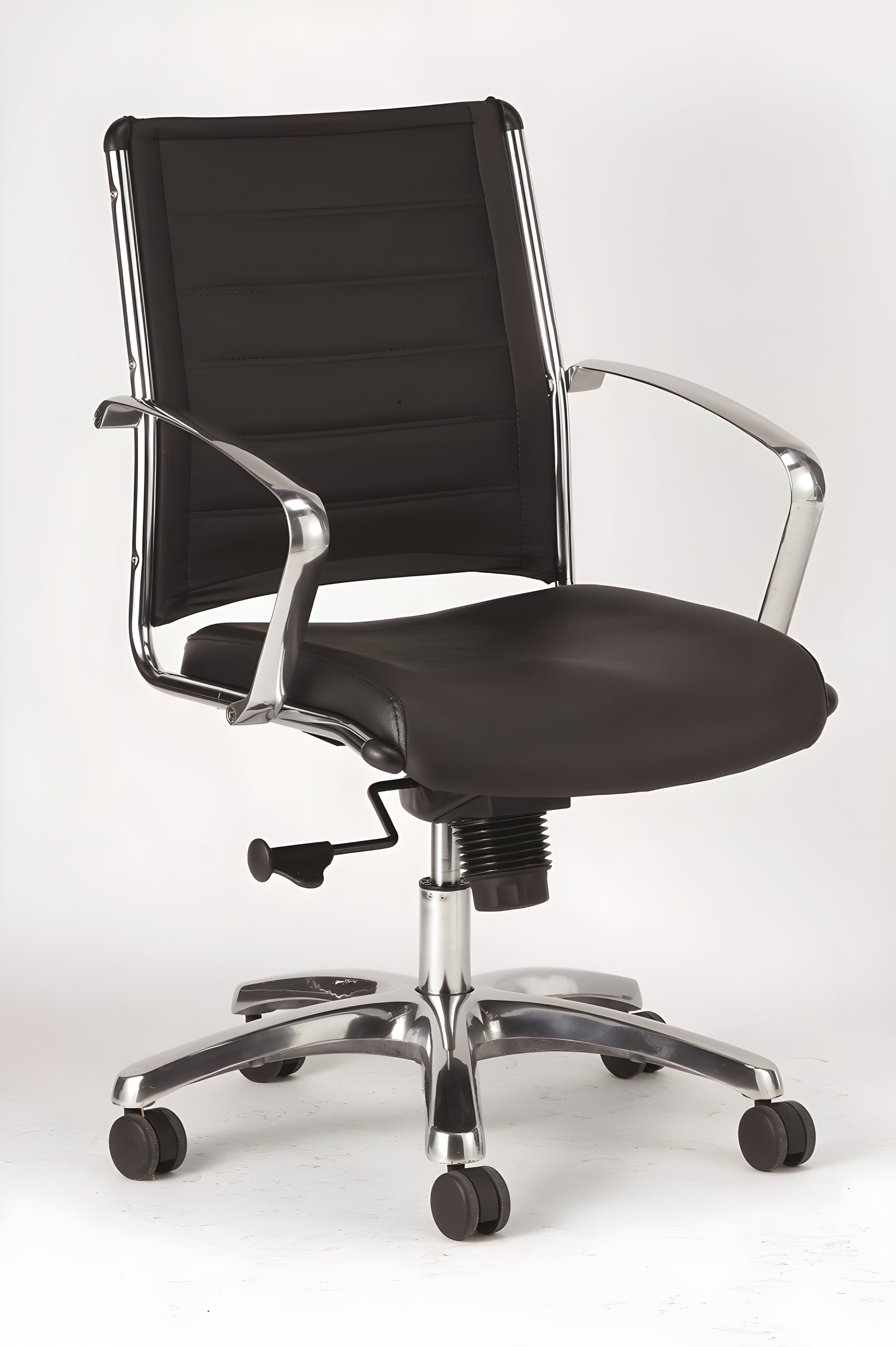 EuroTech Europa Leather Mid-Back Chair - EUR-LE822