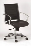 EuroTech Europa Leather Mid-Back Chair - EUR-LE822