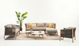 Vincent Sheppard Lento 2-Seater Lounge Sofa - KIT-GC137W002S026-T0202-W