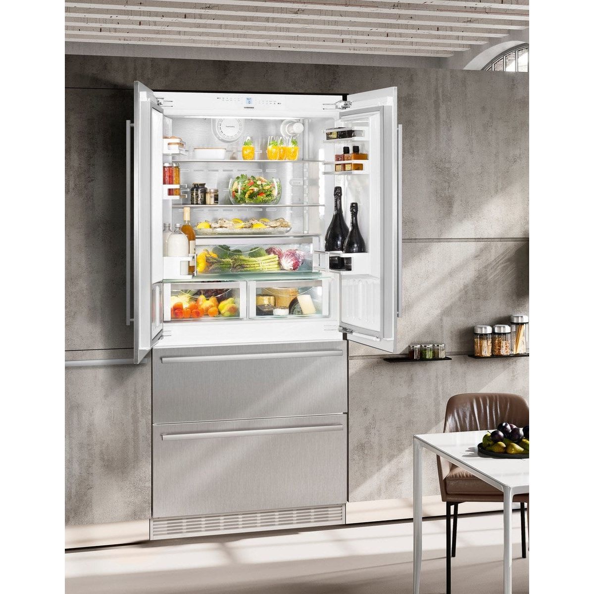Liebherr 36" Fully Integrated 4-Door Fridge-Freezer HC 2082
