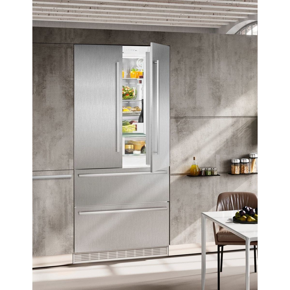 Liebherr 36" Fully Integrated 4-Door Fridge-Freezer HC 2082